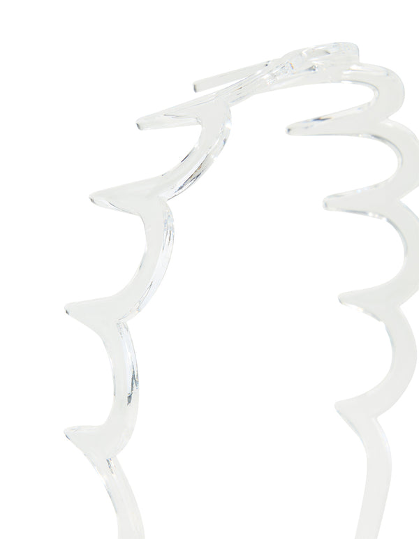 Clear  Wavy Headband