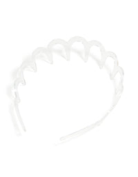 Clear  Wavy Headband - link has visual effect only