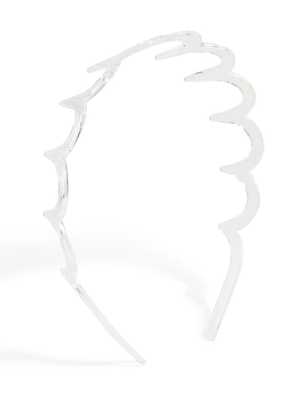Clear  Wavy Headband