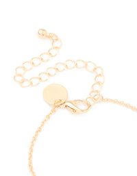 Kids Gold Pink Heart With A Star Drop BFF Necklaces 2-Pack - link has visual effect only