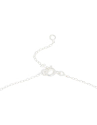 Sterling Silver Pearl & Heart Necklace - link has visual effect only