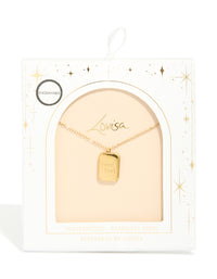 Waterproof Gold Plated Stainless Steel Good Luck Pendant Necklace - link has visual effect only