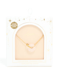 Waterproof Gold Plated Stainless Steel Acrylic Doughnut Pendant Necklace - link has visual effect only