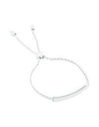 Waterproof Stainless Steel Twisted Engravable Toggle Bracelet - link has visual effect only