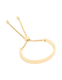 Waterproof Gold Plated Stainless Steel Toggle Bangle - link has visual effect only