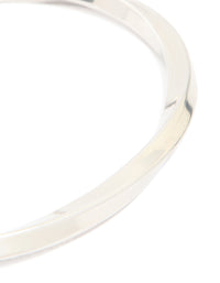 Mens Waterproof Stainless Steel Square Twist Cuff Bracelet - link has visual effect only