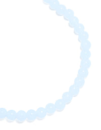 Baby Blue Acrylic Beaded Necklace - link has visual effect only