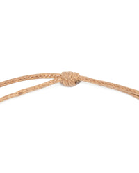 Gold Organic Open Circle Pendant Cord Necklace - link has visual effect only