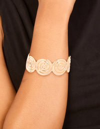 Gold Spiral Wrist Cuff - link has visual effect only