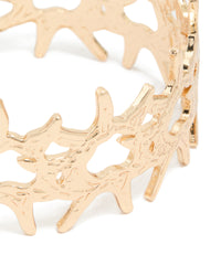 Gold Coral Wrist Cuff - link has visual effect only