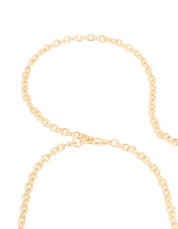 Gold Enamel Coin Belt - link has visual effect only