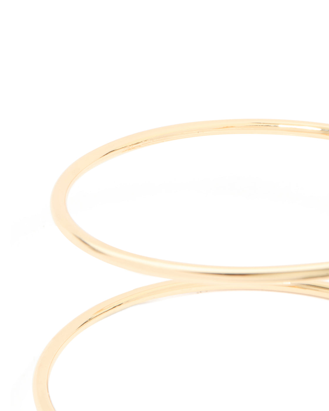 Gold Hammered Sea Star Arm Cuff