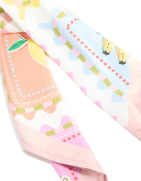 Summer Motif Fabric Scarf - link has visual effect only