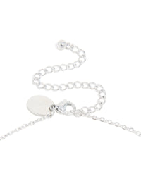 Waterproof Stainless Steel Mini Bubble Letter W Necklace - link has visual effect only