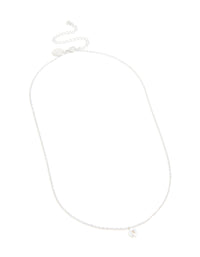 Waterproof Stainless Steel Mini Bubble Letter O Necklace - link has visual effect only