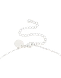 Waterproof Stainless Steel Mini Bubble Letter Q Necklace - link has visual effect only