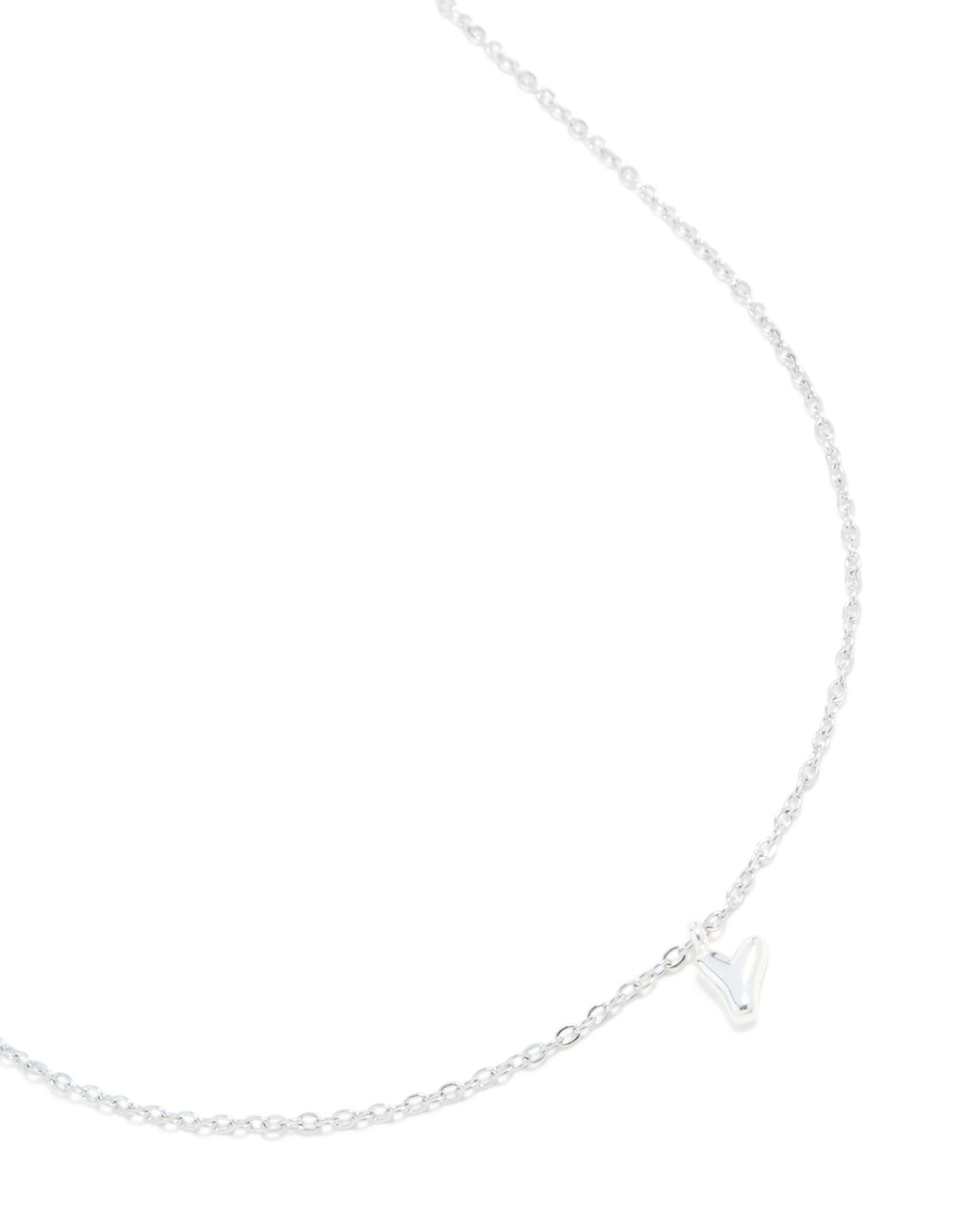 Showcasing a waterproof stainless steel mini bubble letter Y necklace with initial pendant in silver close up view