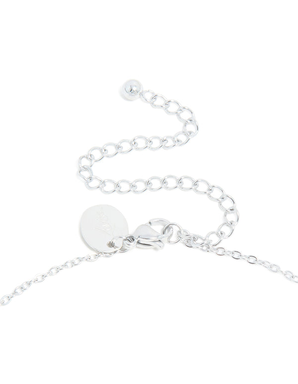 Waterproof Stainless Steel Mini Bubble Letter G Necklace