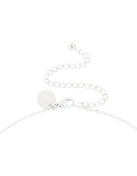 Waterproof Stainless Steel Mini Bubble Letter B Necklace - link has visual effect only