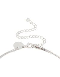 Waterproof Stainless Steel Cubic Zirconia & Chain Pendant Layered Necklace - link has visual effect only