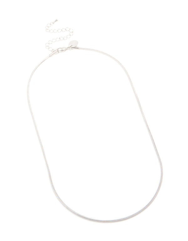 Waterproof Stainless Steel Short Snake Chain Necklace