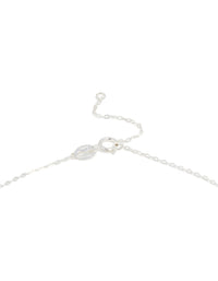 Sterling Silver Round Mary Pendant Necklace - link has visual effect only