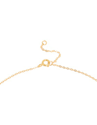 Gold Plated Sterling Silver Bubble Letter M Necklace - link has visual effect only