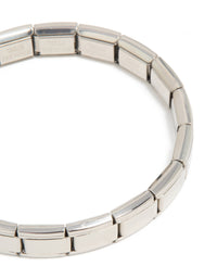 Waterproof Stainless Steel Stretch Watch Link Bracelet - link has visual effect only