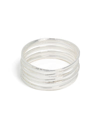 Silver Bangles Pack - link has visual effect only