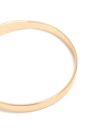 Gold Plain Wrist Cuff - link has visual effect only