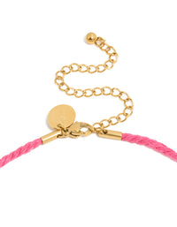 Waterproof Gold Plated Stainless Steel Starfish Cord Charm Necklace - link has visual effect only