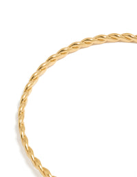Showcasing waterproof gold plated stainless steel adjustable bangle with starfish charm, shell, ocean and pearl accents close up view - link has visual effect only