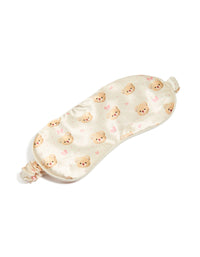 Tweens Teddy Print Eye Mask - link has visual effect only