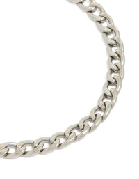 Mens Waterproof Stainless Steel Classic Curb Chain Bracelet - link has visual effect only