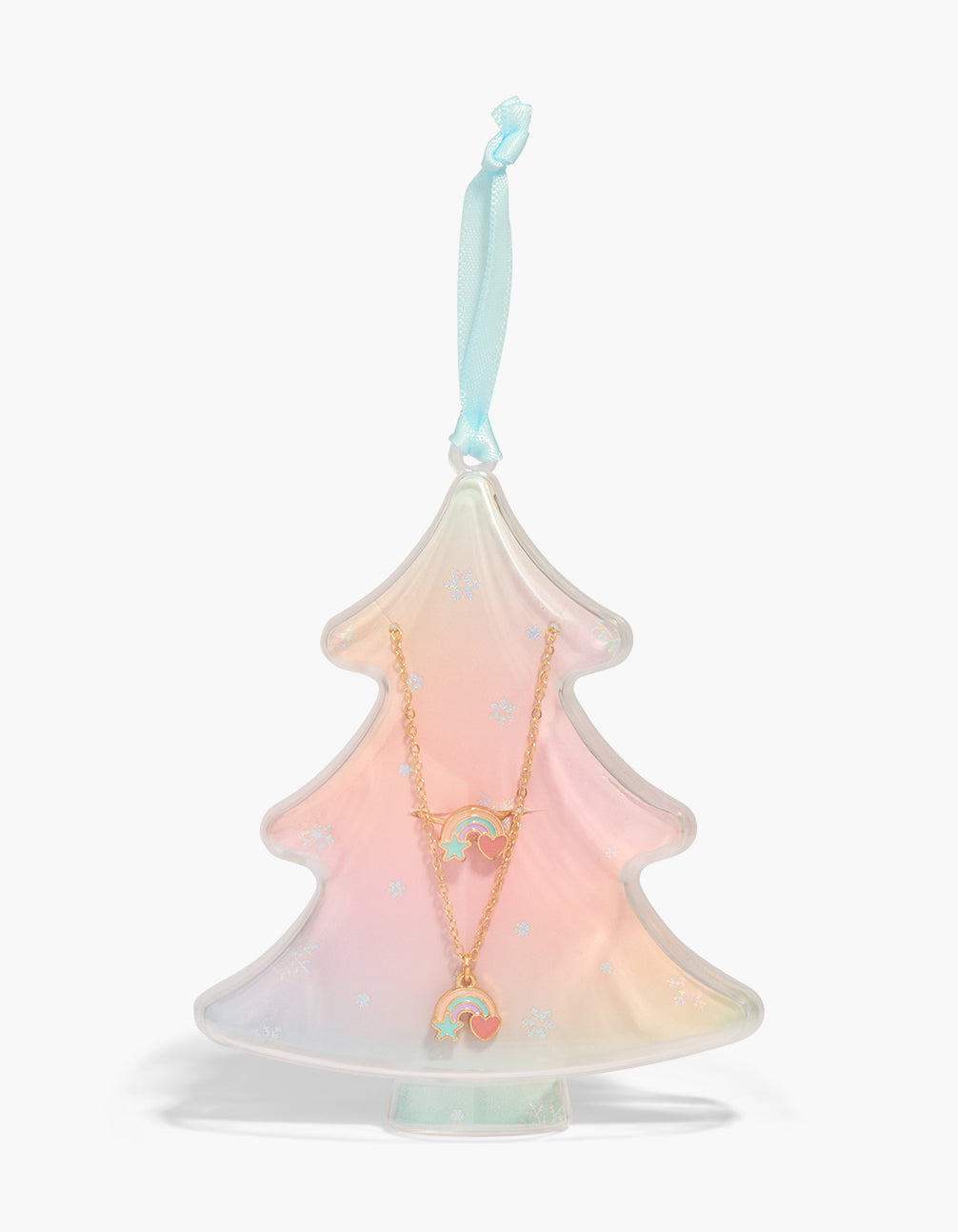 Kids Gold Rainbow Necklace & Ring Gift Set
