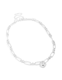 Waterproof Stainless Steel Bubble Heart Chunky Necklace - link has visual effect only