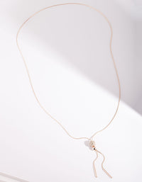Rose Gold Fireball Snake Chain Necklace - link has visual effect only
