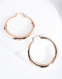 Gold Circle Hoop Earrings - link has visual effect only