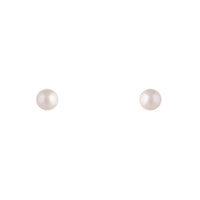 Sterling Silver Pearlised Bead Stud Earrings - link has visual effect only