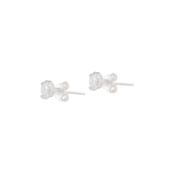 0.5Ct Sterling Silver CZ Stud