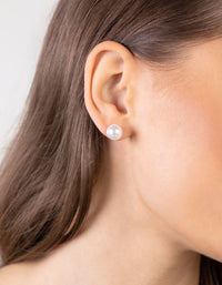 Silver Polished Ball Stud Earring Pack - link has visual effect only