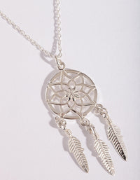 Sterling Silver Dreamcatcher Necklace - link has visual effect only