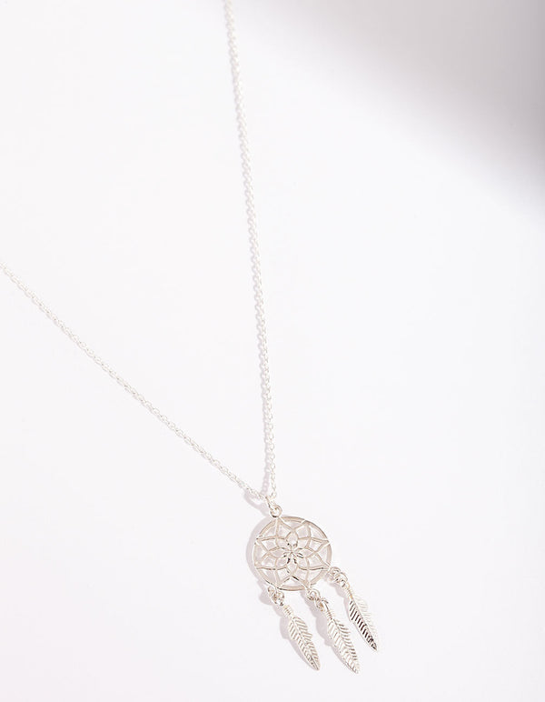 Sterling Silver Dreamcatcher Necklace