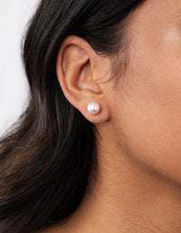 Sterling Silver Diamante & Pearl Stud Pack - link has visual effect only