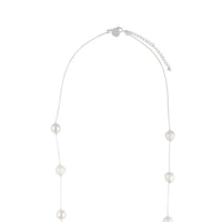 Mixed Silver Ball Station Necklace - link has visual effect only