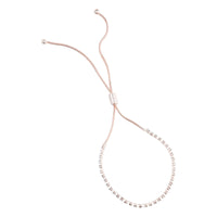 Rose Gold Cup Chain Tassel End Bracelet - link has visual effect only