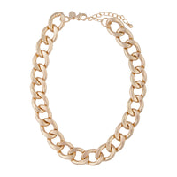 Gold Large Chain Necklace - link has visual effect only