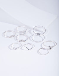 Silver Fine Moonstone Ring Pack - link has visual effect only