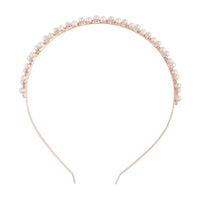 Rose Gold Pearl Diamante Headband - link has visual effect only