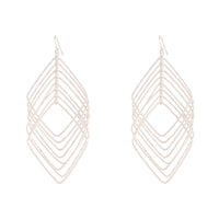 Silver Diamond Cut Drop Earrings - link has visual effect only